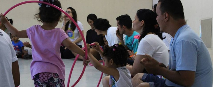 Projeto canguru no espaço da criança no dia das crianças