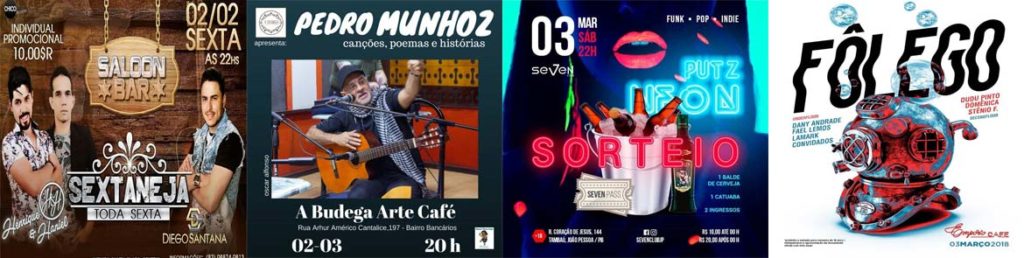 Agenda Cultural com atrações que vão movimentar o fim de semana na Paraíba